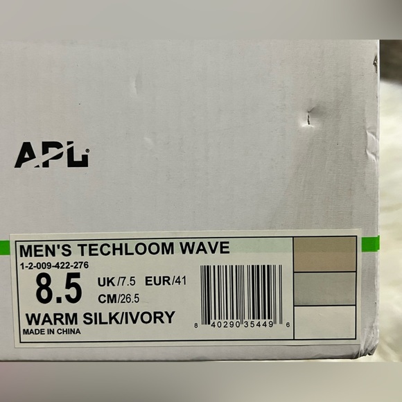 NIB APL Unisex Techloom Wave - Warm Silk/ Ivory - Men’s 8.5 or Women’s 10 - Picture 6 of 7